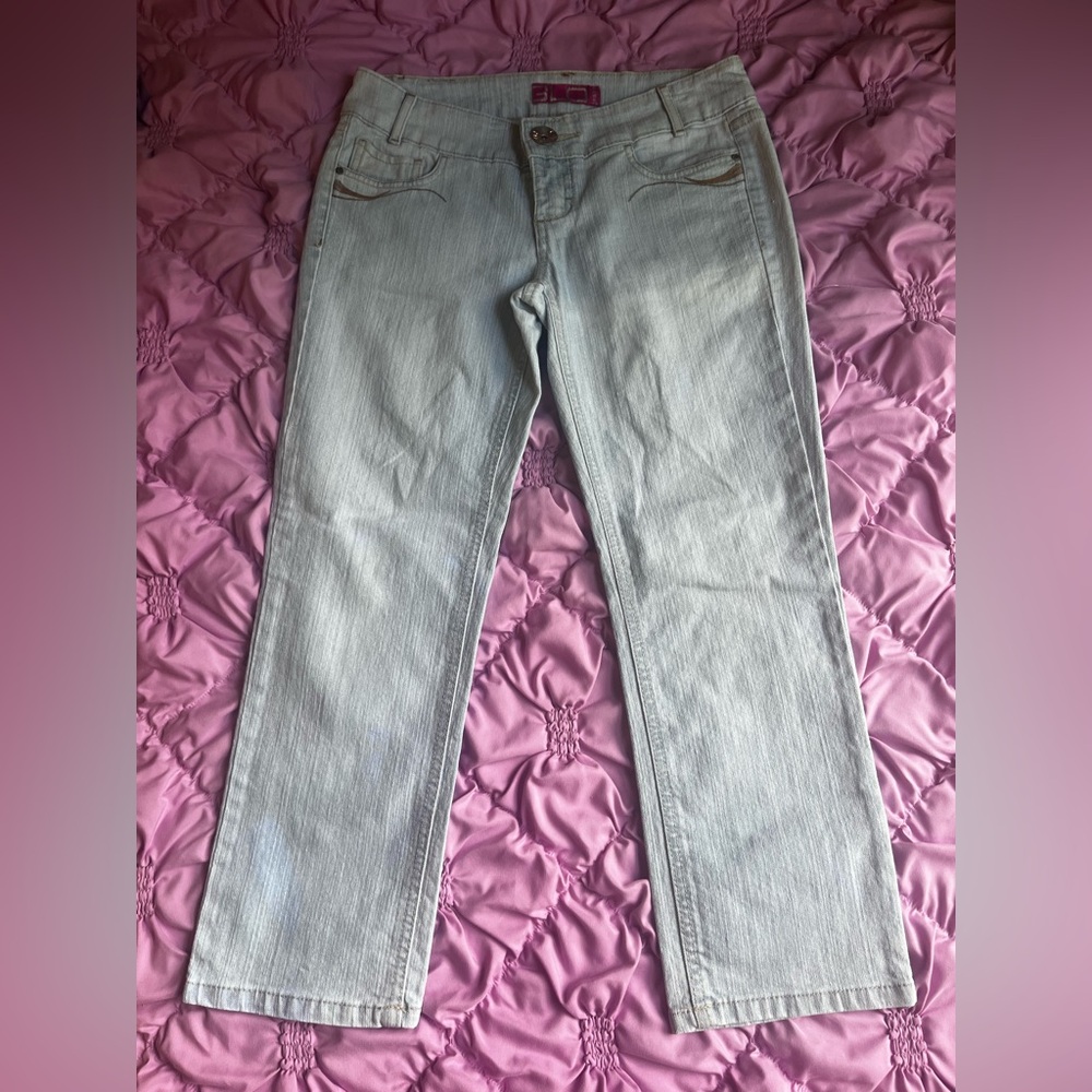 Vintage Y2K Denim Capri GLO Jeans — Size 3!!